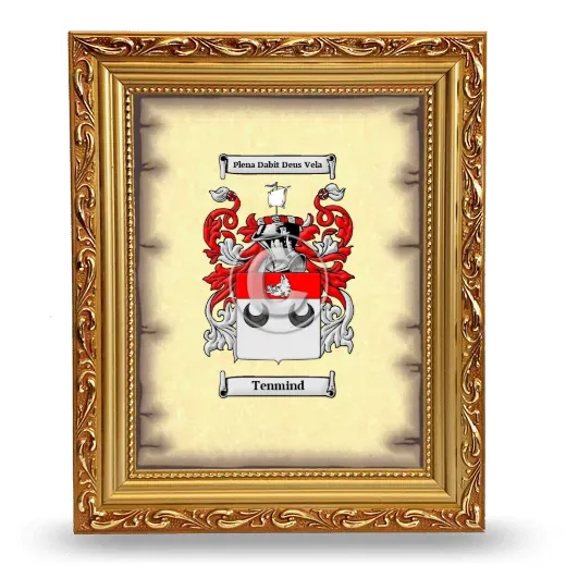 Tenmind Coat of Arms Framed - Gold