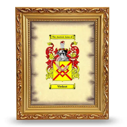 Virdant Coat of Arms Framed - Gold