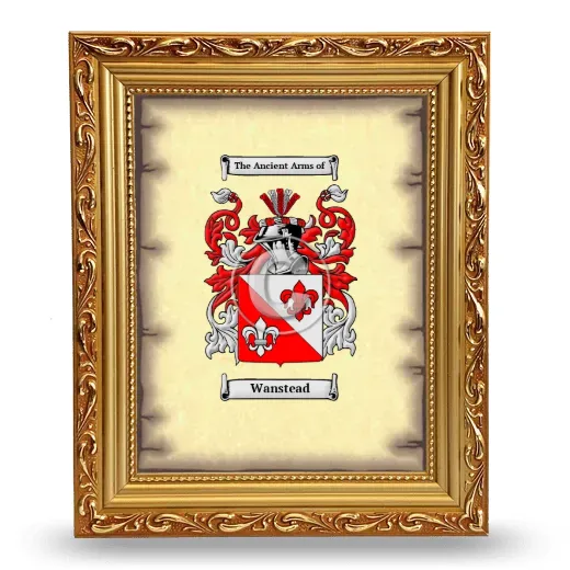 Wanstead Coat of Arms Framed - Gold