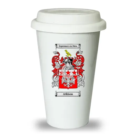 Atkison Ceramic Tumbler with Lid