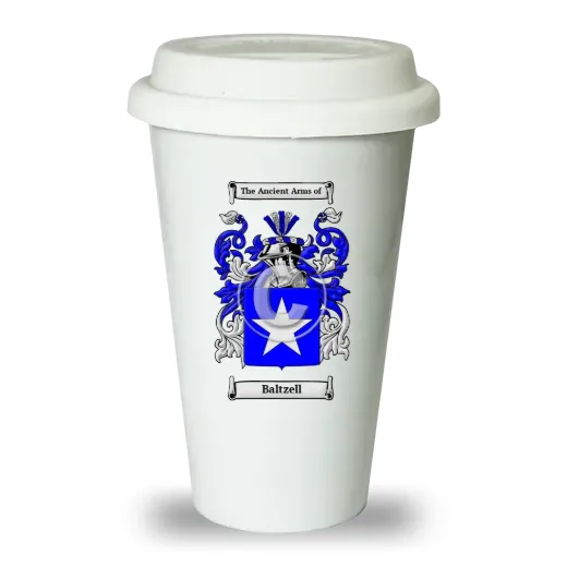 Baltzell Ceramic Tumbler with Lid