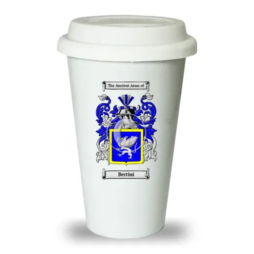 Bertini Ceramic Tumbler with Lid