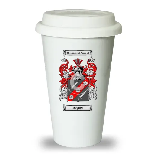 Degner Ceramic Tumbler with Lid