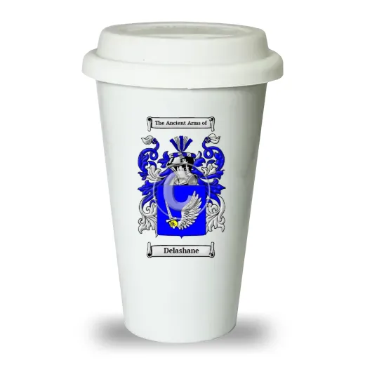 Delashane Ceramic Tumbler with Lid