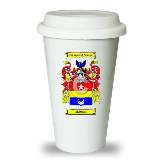 Moxom Ceramic Tumbler with Lid