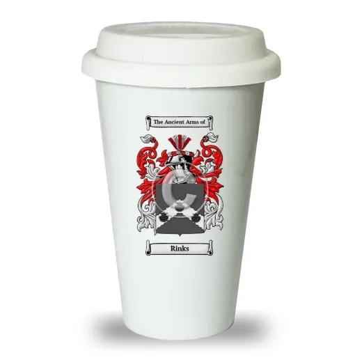 Rinks Ceramic Tumbler with Lid