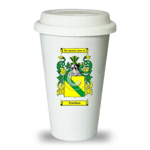 Travieso Ceramic Tumbler with Lid