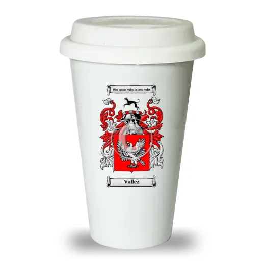 Vallez Ceramic Tumbler with Lid