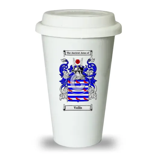 Vallis Ceramic Tumbler with Lid