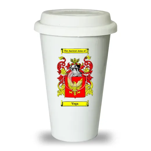 Vega Ceramic Tumbler with Lid