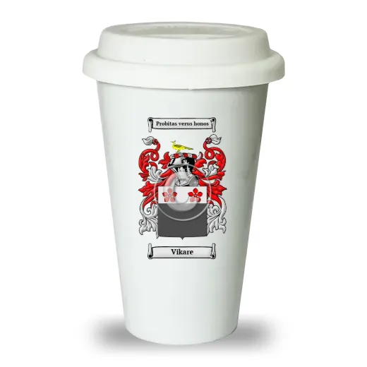 Vikare Ceramic Tumbler with Lid