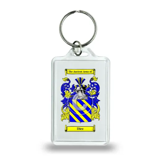 Diez Keychain