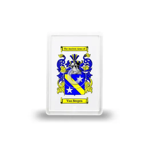 Van Bergen Coat of Arms Magnet