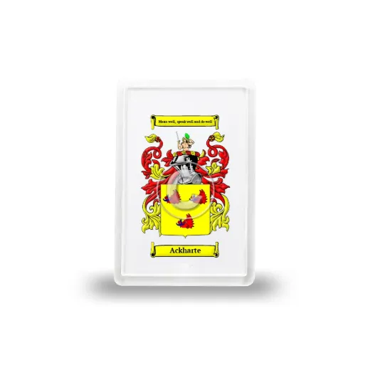 Ackharte Coat of Arms Magnet