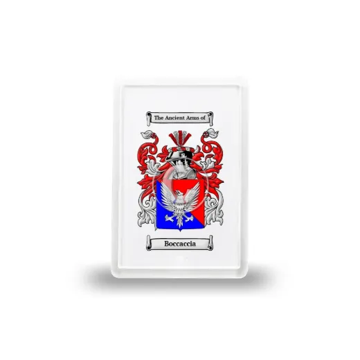 Boccaccia Coat of Arms Magnet