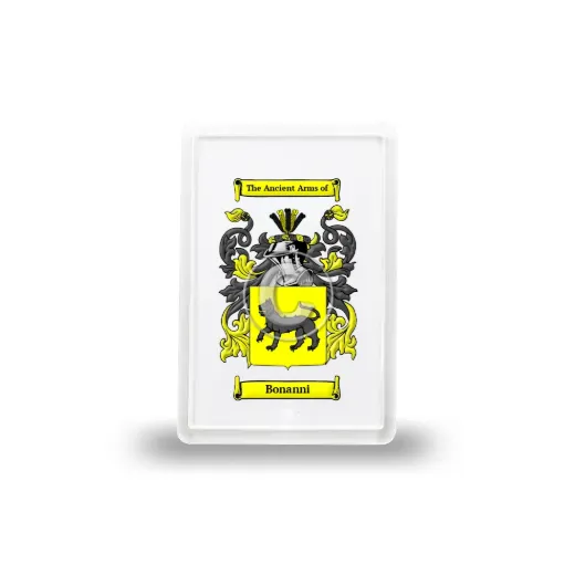 Bonanni Coat of Arms Magnet
