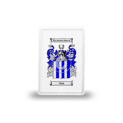 Gem Coat of Arms Magnet