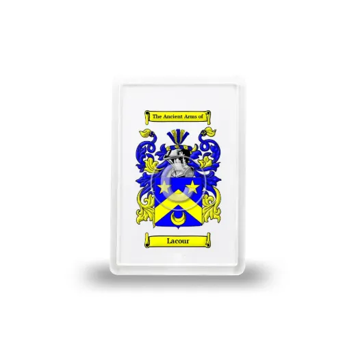 Lacour Coat of Arms Magnet