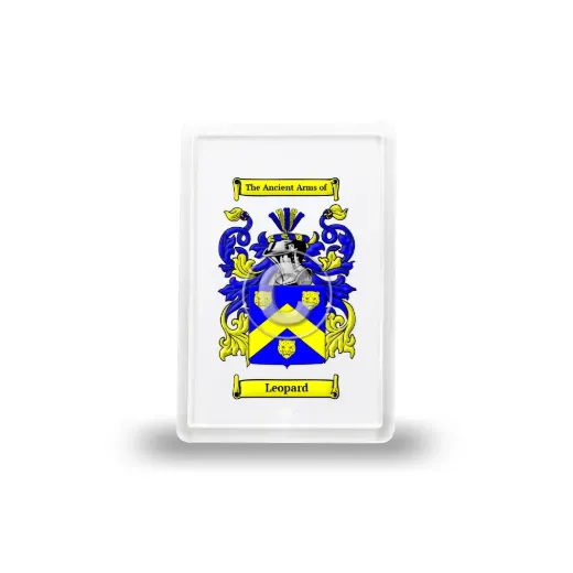 Leopard Coat of Arms Magnet