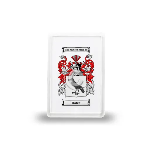 Roter Coat of Arms Magnet