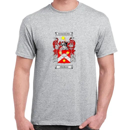 Abirdeent Grey Coat of Arms T-Shirt