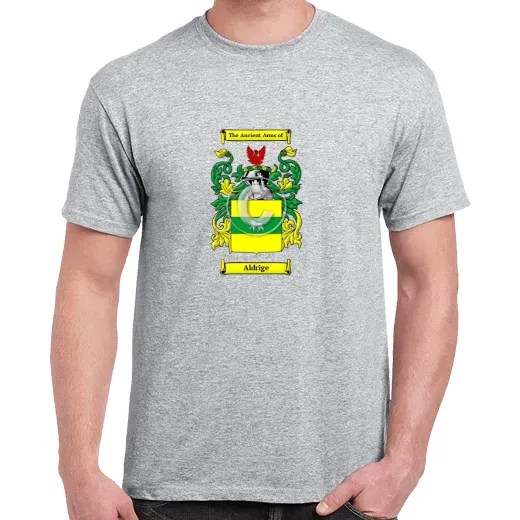 Aldrige Grey Coat of Arms T-Shirt