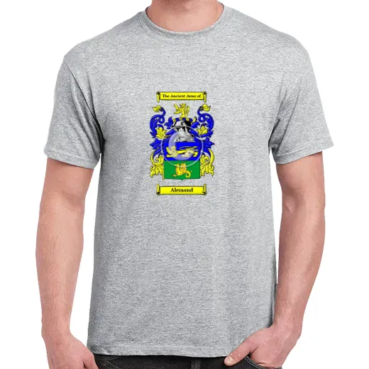 Alemand Grey Coat of Arms T-Shirt