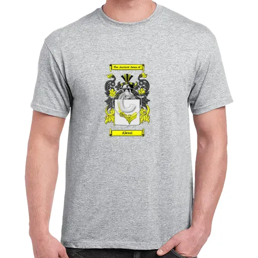 Alessi Grey Coat of Arms T-Shirt