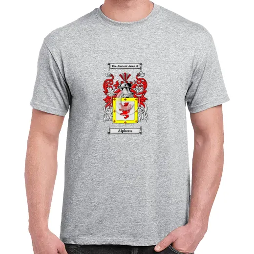 Alphons Grey Coat of Arms T-Shirt
