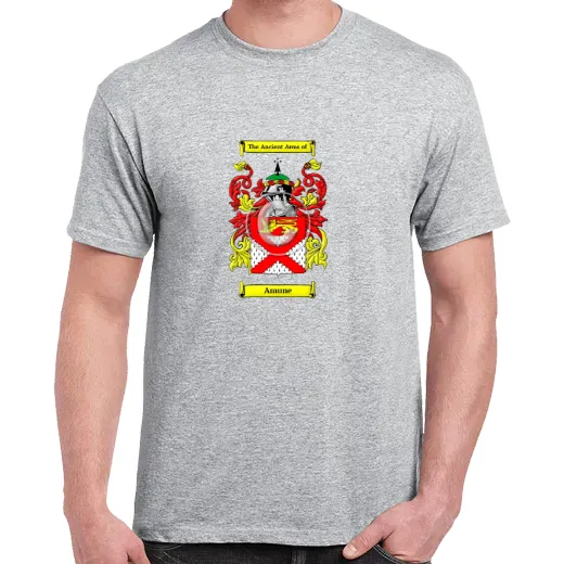 Amune Grey Coat of Arms T-Shirt