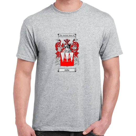 Aylor Grey Coat of Arms T-Shirt