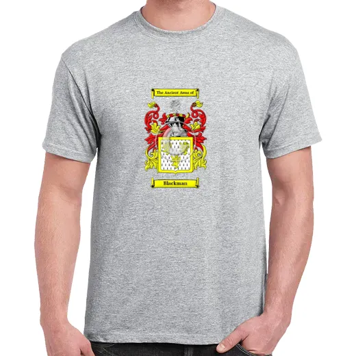 Blackman Grey Coat of Arms T-Shirt