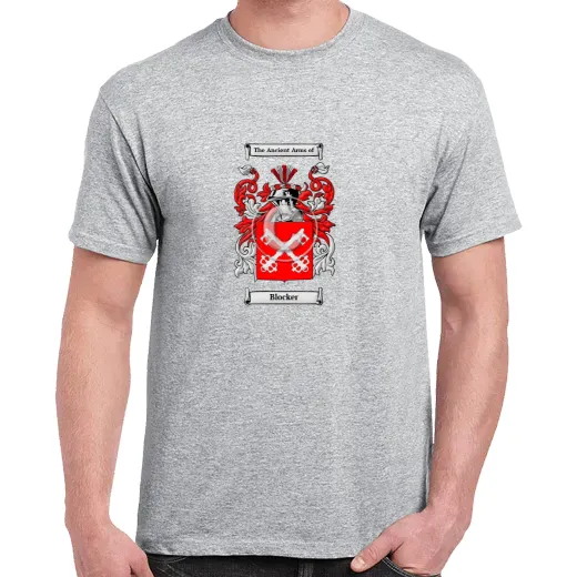 Blocker Grey Coat of Arms T-Shirt