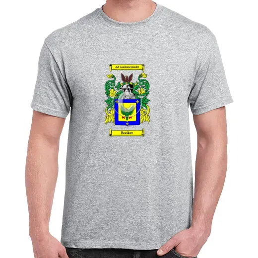 Booker Grey Coat of Arms T-Shirt