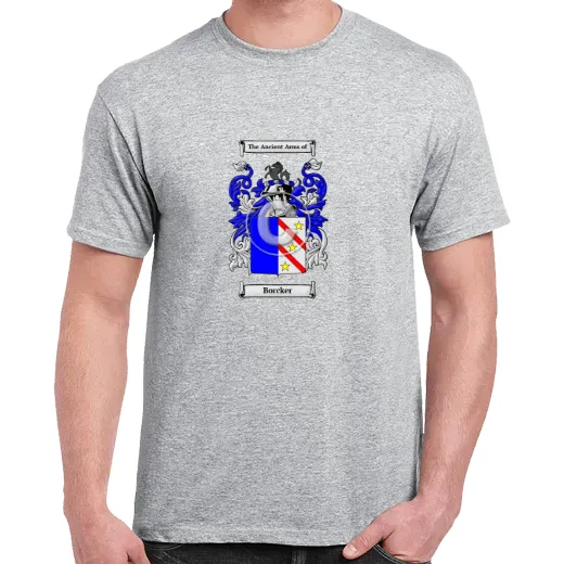 Borcker Grey Coat of Arms T-Shirt