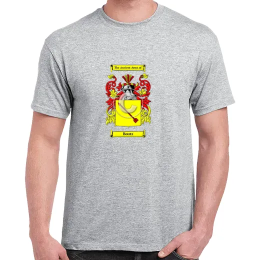 Boutz Grey Coat of Arms T-Shirt