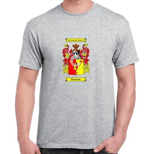 Brannum Grey Coat of Arms T-Shirt
