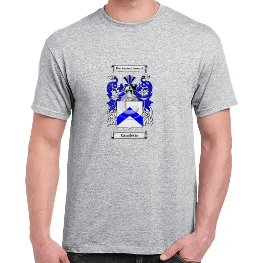 Canaletto Grey Coat of Arms T-Shirt