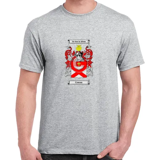 Cawan Grey Coat of Arms T-Shirt