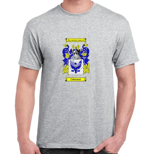 Cokement Grey Coat of Arms T-Shirt