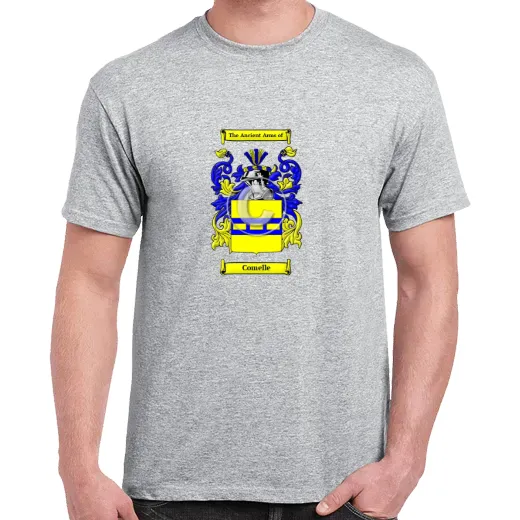 Comelle Grey Coat of Arms T-Shirt