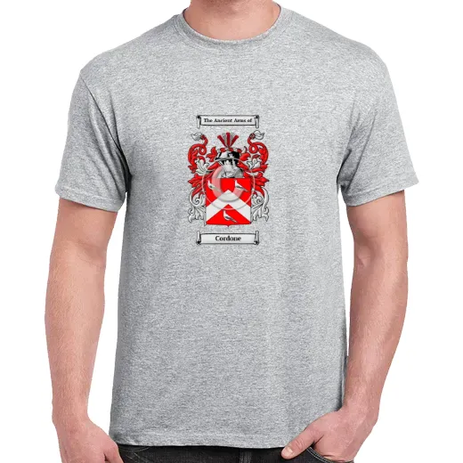 Cordone Grey Coat of Arms T-Shirt