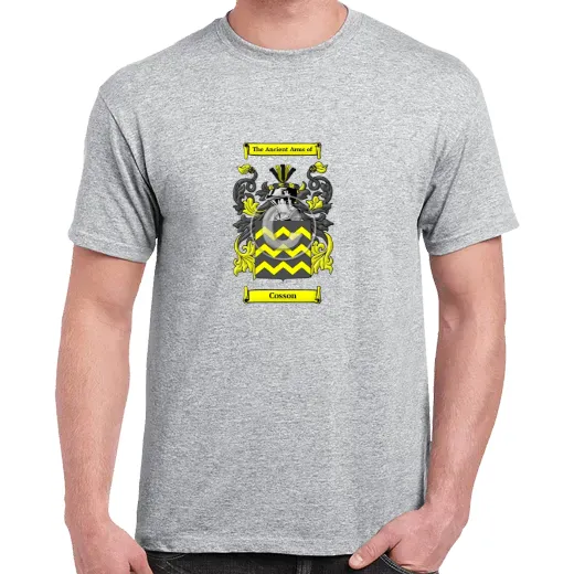 Cosson Grey Coat of Arms T-Shirt