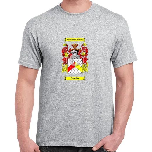 Couzins Grey Coat of Arms T-Shirt