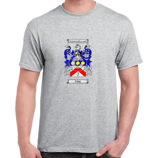 Criag Grey Coat of Arms T-Shirt