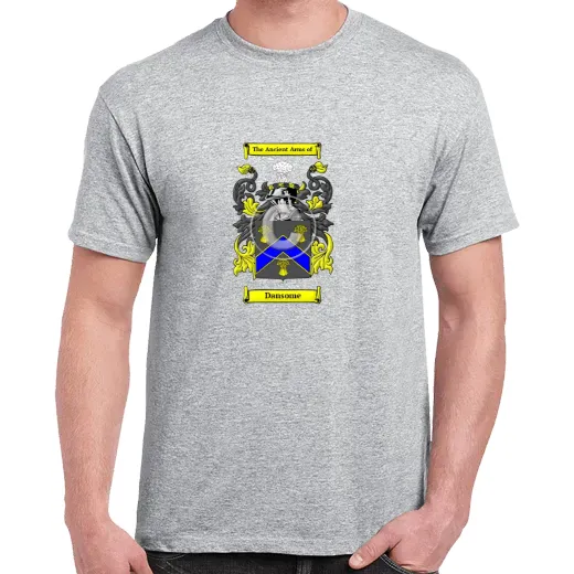 Dansome Grey Coat of Arms T-Shirt