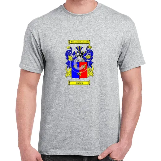 Daries Grey Coat of Arms T-Shirt