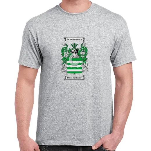 De'la'fontaine Grey Coat of Arms T-Shirt