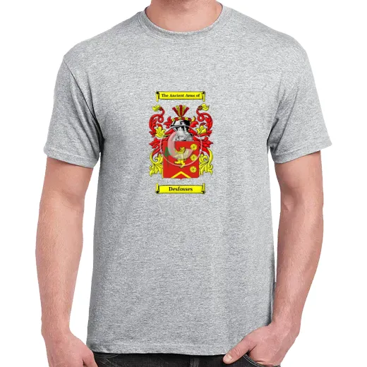 Desfosses Grey Coat of Arms T-Shirt
