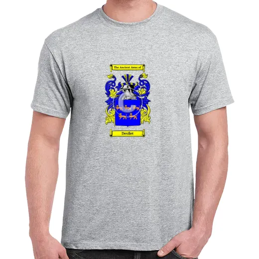 Desilet Grey Coat of Arms T-Shirt